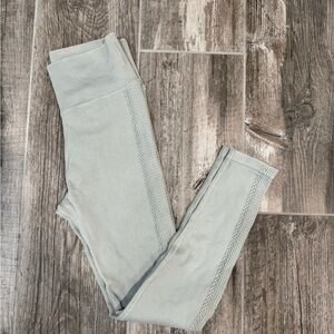 Light Gray Ribbed Leggings